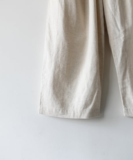 i c h i 251041 Linen Cotton Herringbone Relax Pants / 2 COLORS