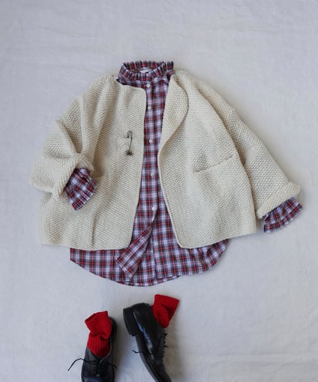 LOITER L019 Linen Color Rib Socks / 3 COLORS : WHITE・YELLOW・RED