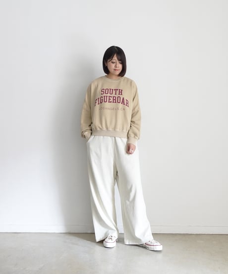 i c h i  241143 Heavy Cotton Relax Pants / 2 COLORS