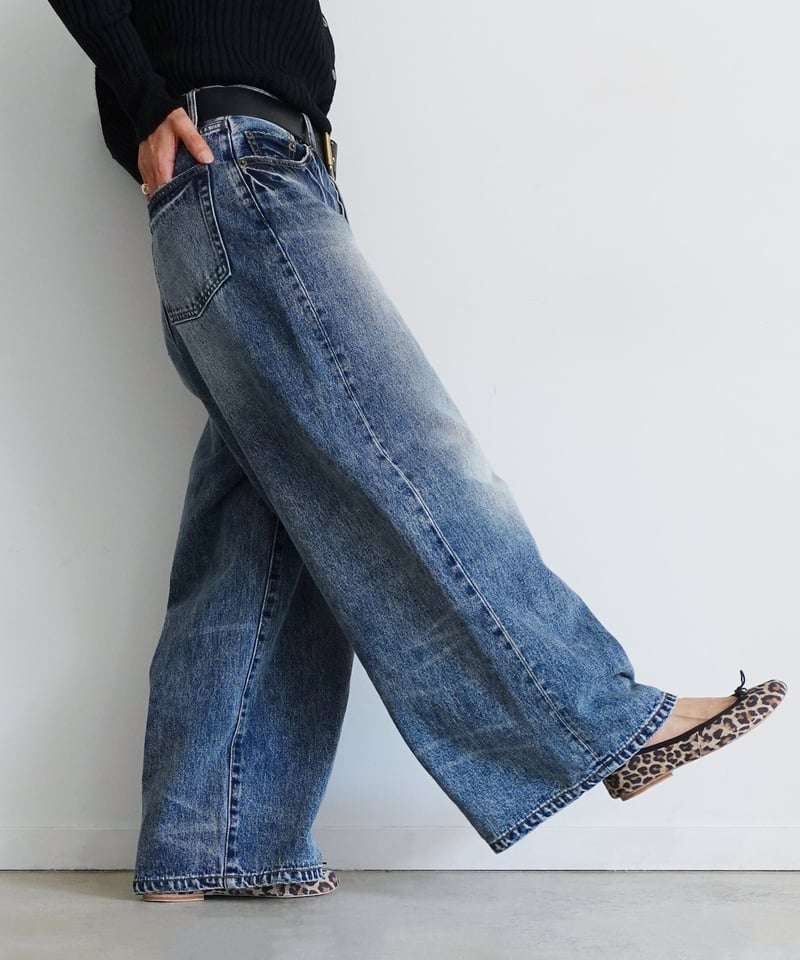 i c h i 230430 DENIM Wide Pants / A : LIGHT・2 i c h i 230430 DENIM Wide Pants / A : LIGHT・2