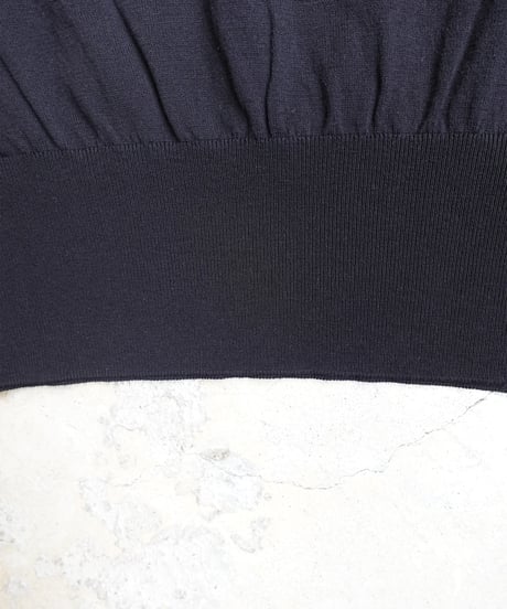 i c h i  251073 Slit Cuff Cotton Knit Pullover / 3 COLORS