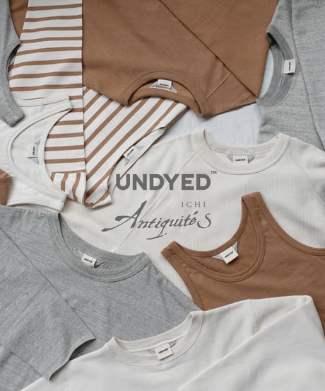 “UNDYED × Antiquités” 1000951 UNDYED Pullover / 3 COLORS