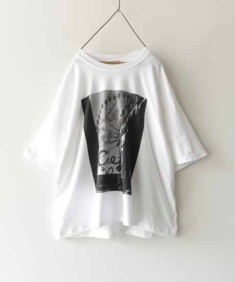 i c h i  250149  "Libre Comme l'Air" Ferris Wheel Pigment Over T Shirt / 2 COLORS