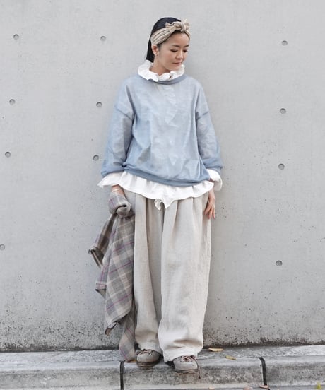 i c h i  240758 Sheer Knit Pullover / 3 COLORS