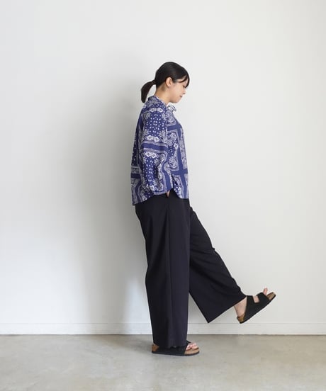 i c h i  251103  Bandana Print Blouse  / B : BANDANA