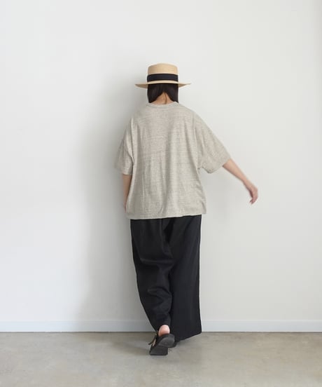 ichiAntiquités 1100603 Linen Cotton Relax Pants / 3 COLORS