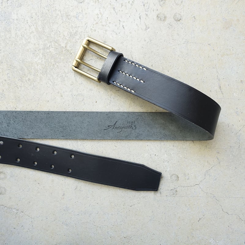 ichiAntiquités  Leather Belt / B : BLACK