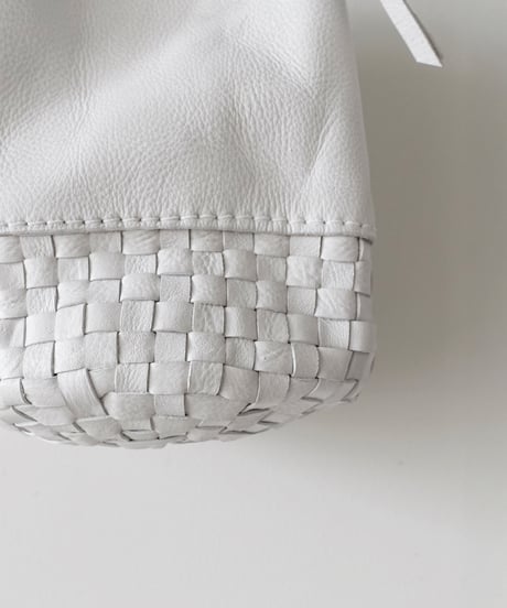 KYUCA  KY0345  Leather Small Basket / 4 COLORS ( size S )