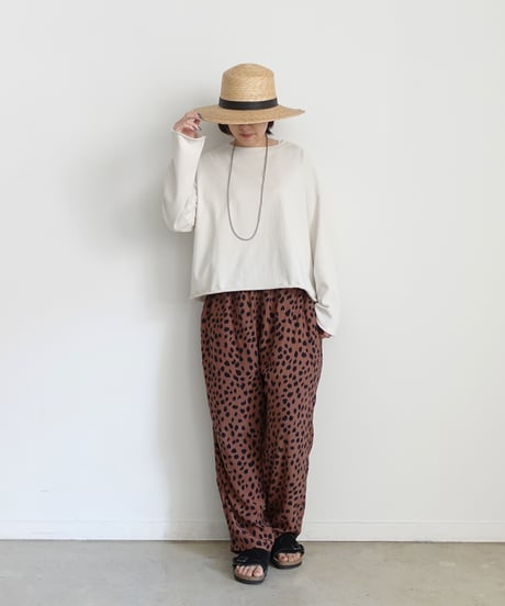 i c h i  241055 Light Heavy Cotton Wide Pullover / 3 COLORS
