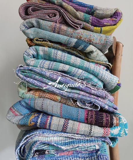 【ONLINE LIMITED】ichiAntiquités 1001139 Vintage Ralli Quilt Rug / COLOR : A