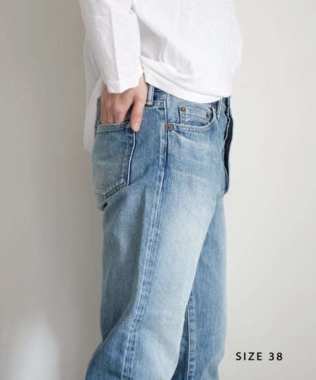 ichiAntiquités  1000339  OKAYAMA Made Selvage Denim Pants / A : VINTAGE WASH・3 size