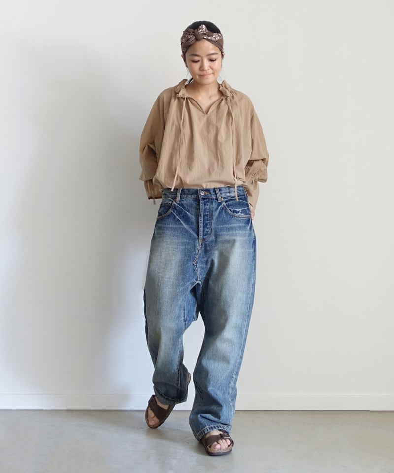 i c h i 201141 Denim Sarrouel Pants / A : LIGH i c h i 201141 Denim Sarrouel Pants / A : LIGH