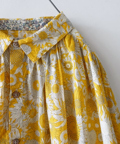 ichiAntiquités 1001109 LIBERTY Cotton Flower Shirt / 2 COLORS