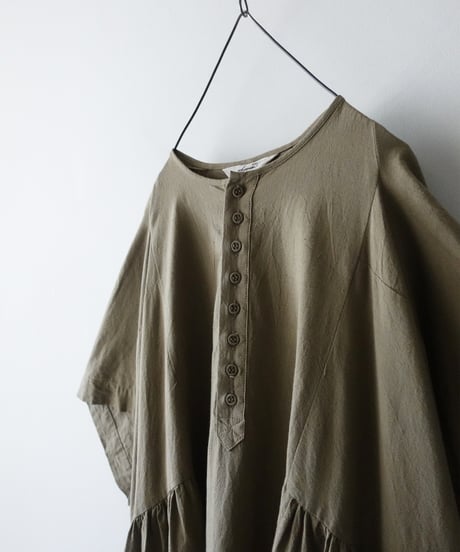 ichi Antiquités 1101105 Cotton Linen Atelier Dress / 2 COLORS