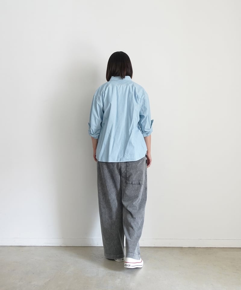 i c h i 241143 Heavy Cotton Relax Pants / 2 CO