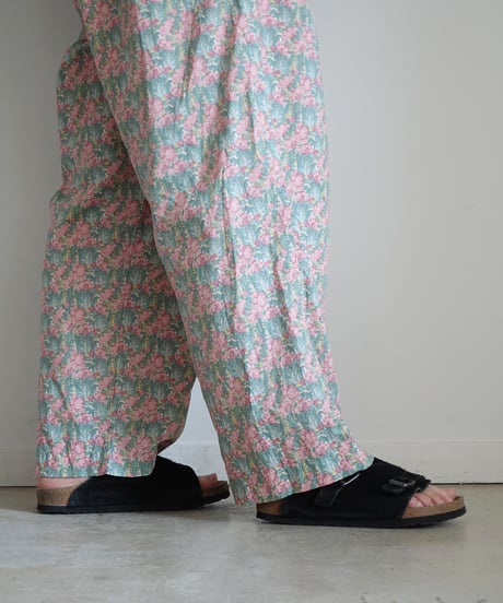 ichiAntiquités  1000938 LIBERTY Flower Print Vacance Pants / 2 COLORS