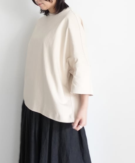 i c h i  231057  Heavy Cotton Wide Pullover / 2 COLORS