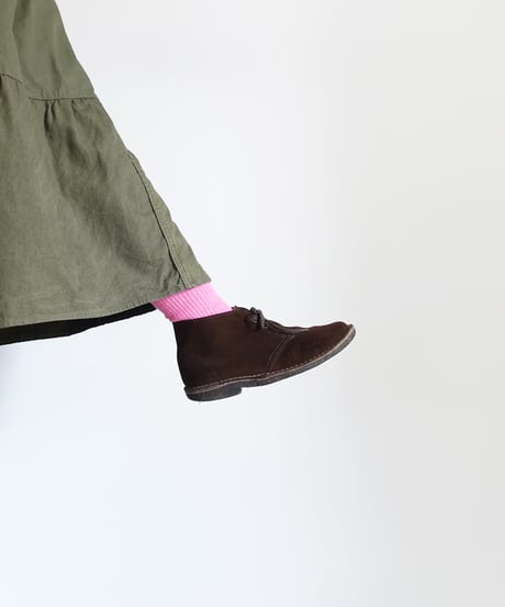 LOITER L047 Linen Color Rib Socks / 2 COLORS