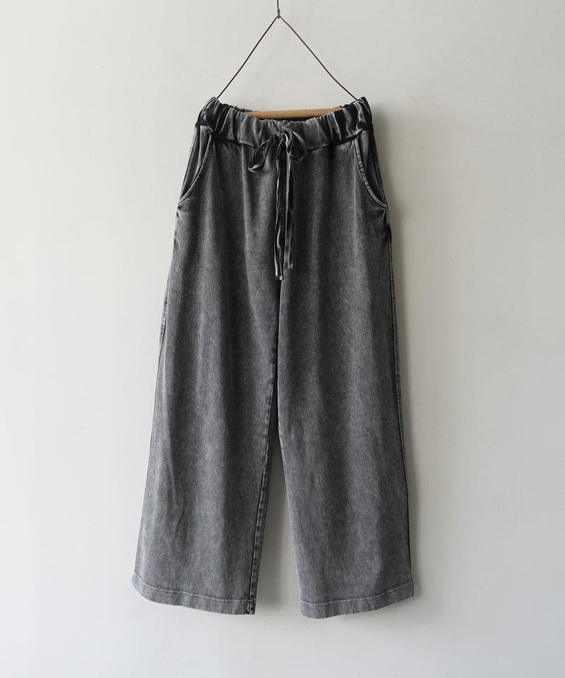 感覚な繊細 i c h i 241143 Heavy Cotton Relax Pants / 2 CO