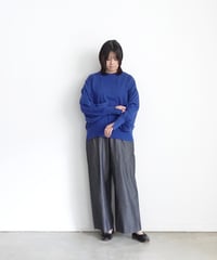 i c h i  251073 Slit Cuff Cotton Knit Pullover / 3 COLORS