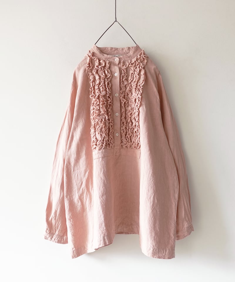 ichiAntiquités 1100929 Linen Frill Blouse / 3