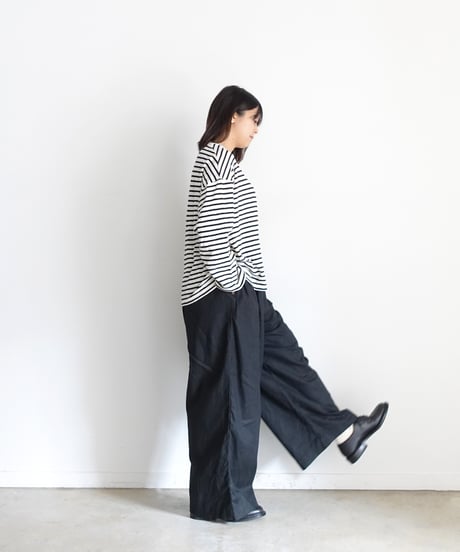 ichiAntiquités 1100603 Linen Cotton Relax Pants / 3 COLORS