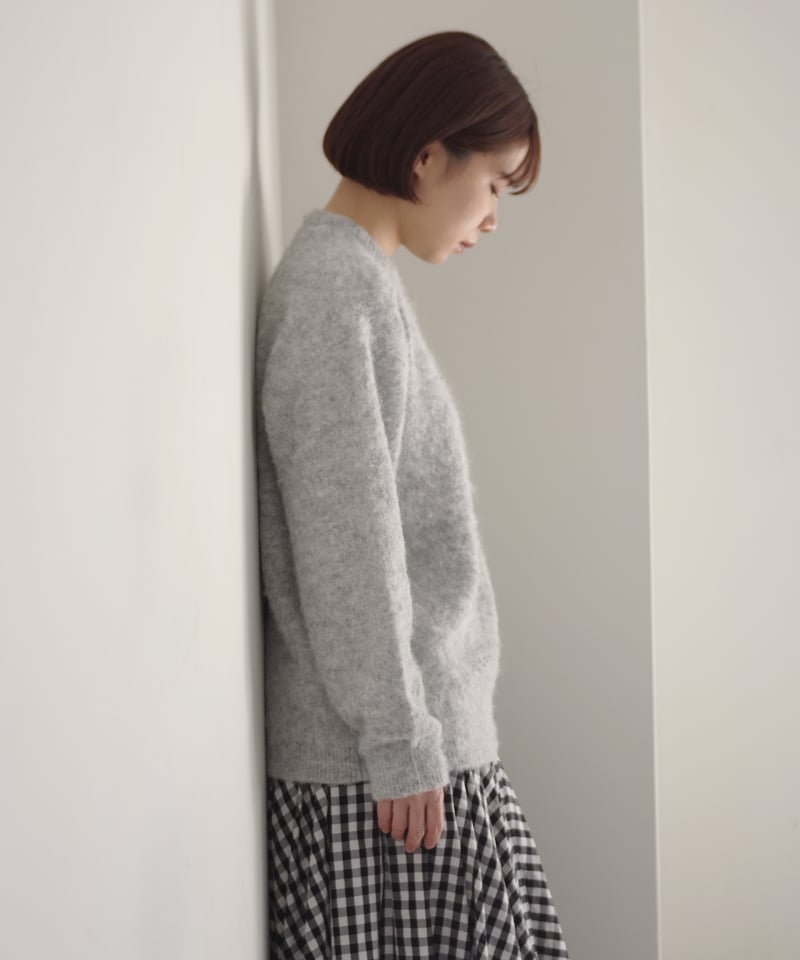 i c h i 250552 Shaggy Knit Pullover / 2 COLORS