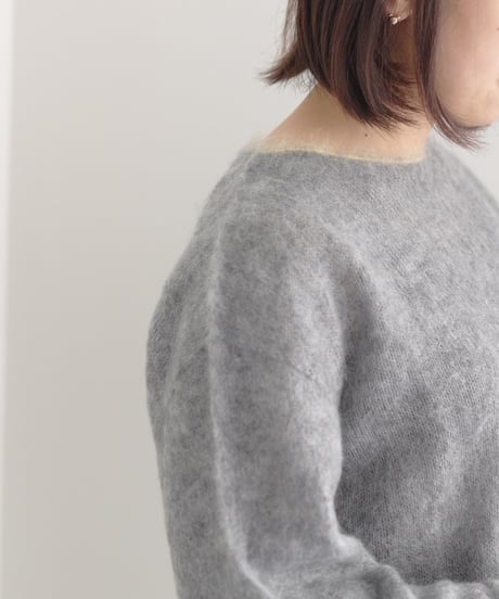 ichiAntiquités 1100356 Mohair mix Knit Pullover / 2 COLORS