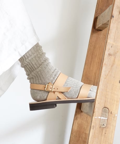 Ateliers Monastiques De La Garde MJ001 : Sandal "Scholastique" / Color NATUREL