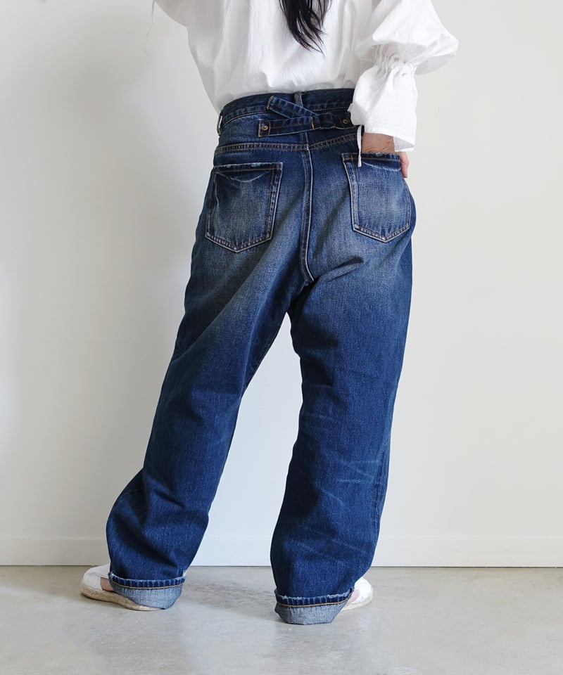 i c h i 201141 Denim Sarrouel Pants / B : DARK i c h i 201141 Denim Sarrouel Pants / B : DARK