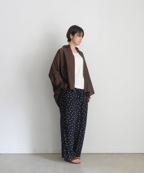 i c h i 241118 Cotton Dolman Sleeve Shirt / 7 COLORS