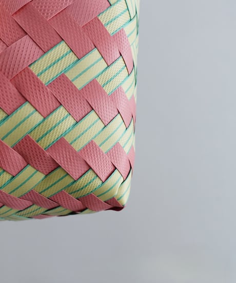 KYUCA  KY0343  Mix Color Plastic Marché Basket / 4 COLORS ( size XS )