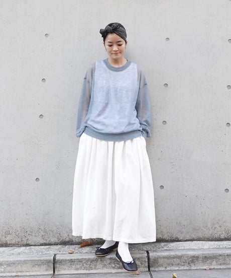 i c h i  240758 Sheer Knit Pullover / 3 COLORS