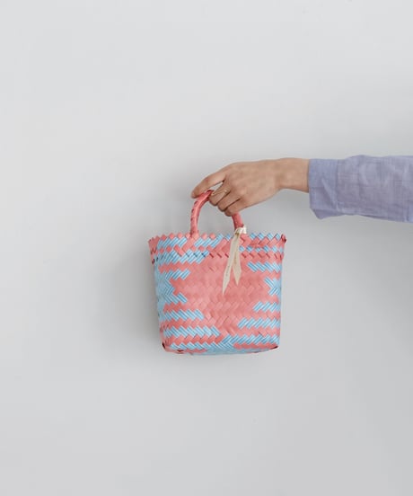 KYUCA  KY0343  Mix Color Plastic Marché Basket / 4 COLORS ( size XS )
