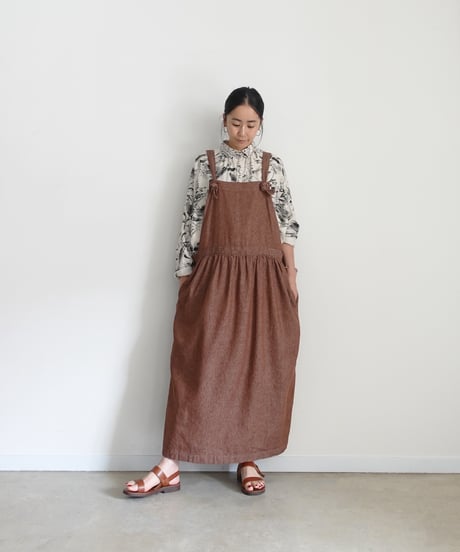 ichiAntiquités 1101123 Rayon Linen Botanical Print Shirt / 2 COLORS