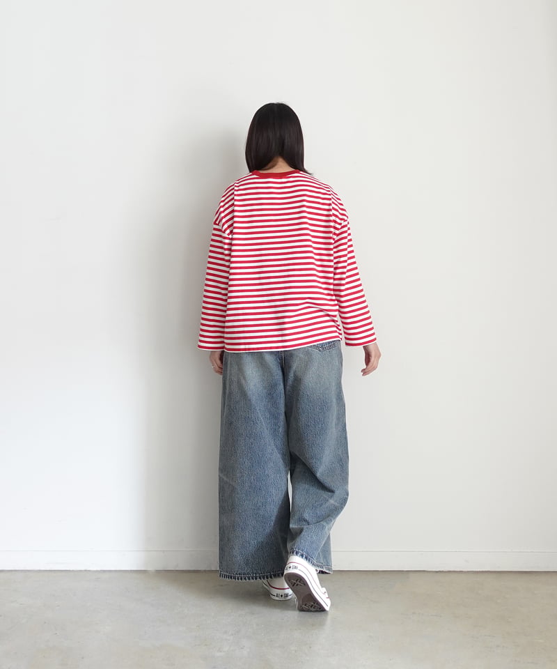 i c h i 230430 DENIM Wide Pants / A : LIGHT・2
