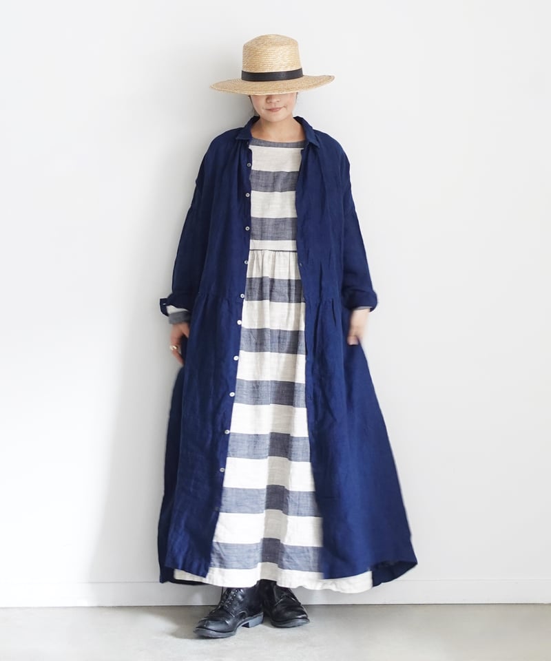 ONLINE LIMITED】ichiAntiquités 1000630 INDIGO L