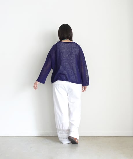 ichiAntiquités 1100936 INDIA Cotton Lace Pants  / 2 COLORS