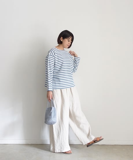 ichiAntiquités  801134  Vintage Linen Relax Pants / B : NATURAL