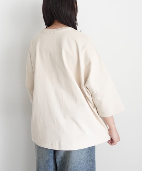 i c h i  231057  Heavy Cotton Wide Pullover / 2 COLORS