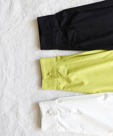 i c h i 250607 Pin Tuck Cotton Shirt / 3 COLORS
