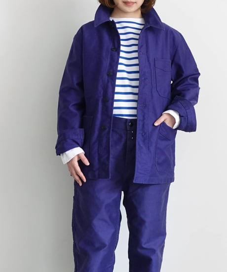 "LE TRAVAILLEUR GALLICE×Antiquités" MJ003 : French Moleskin Work Jacket "LA VESTE"