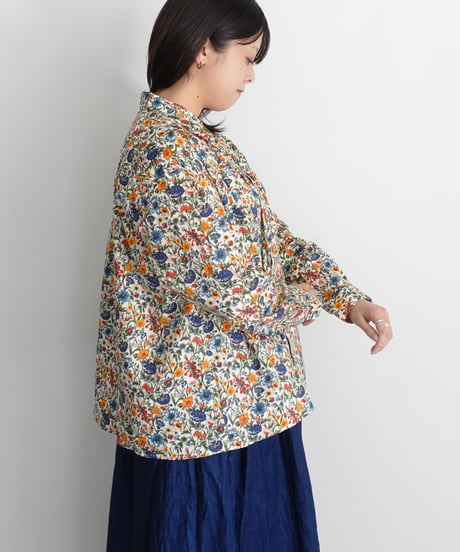 ichiAntiquités 1001109 LIBERTY Cotton Flower Shirt / 2 COLORS