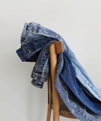 i c h i  230430  DENIM Wide Pants / C : SAXE BLUE・2 size