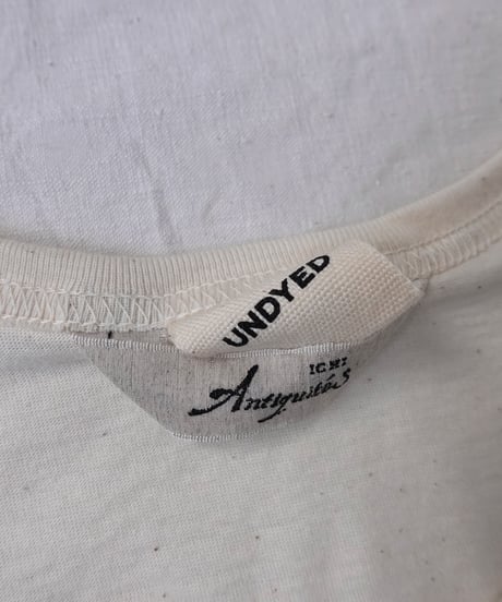 “UNDYED × Antiquités” 1000950 UNDYED Tank Top / 3 COLORS