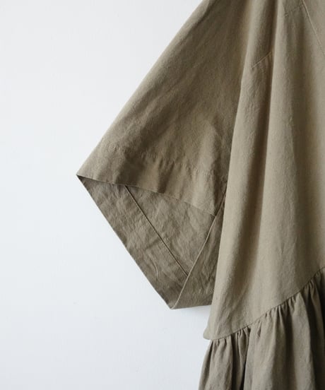 ichi Antiquités 1101105 Cotton Linen Atelier Dress / 2 COLORS