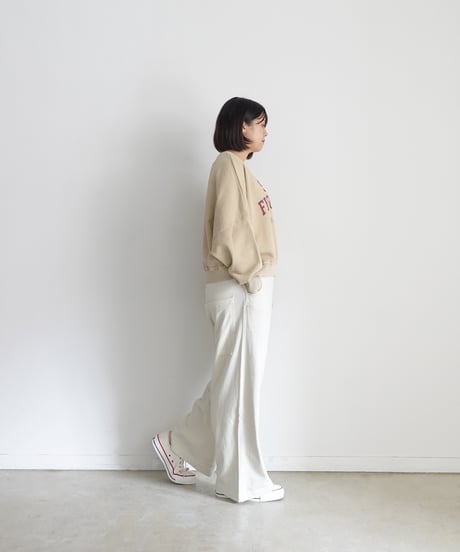 i c h i  241143 Heavy Cotton Relax Pants / 2 COLORS