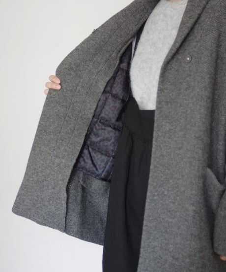 【 LIMITED COLLAB 】"i c h i × TAION" 250471 Knit Cardigan + Leopard Inner Down Vest  / 2 COLORS
