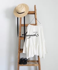 ichiAntiquités 1101107 Linen Cotton Gingham Check Pullover / 3 COLORS