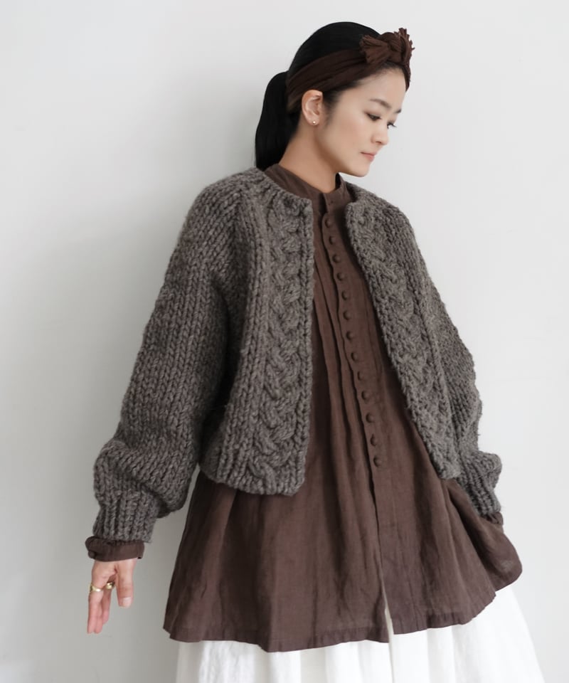 ichiAntiquités 1000394 PERU Hand Knit Cardigan